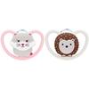NUK-nukke 0-6m Space Pink/White (avaruus)