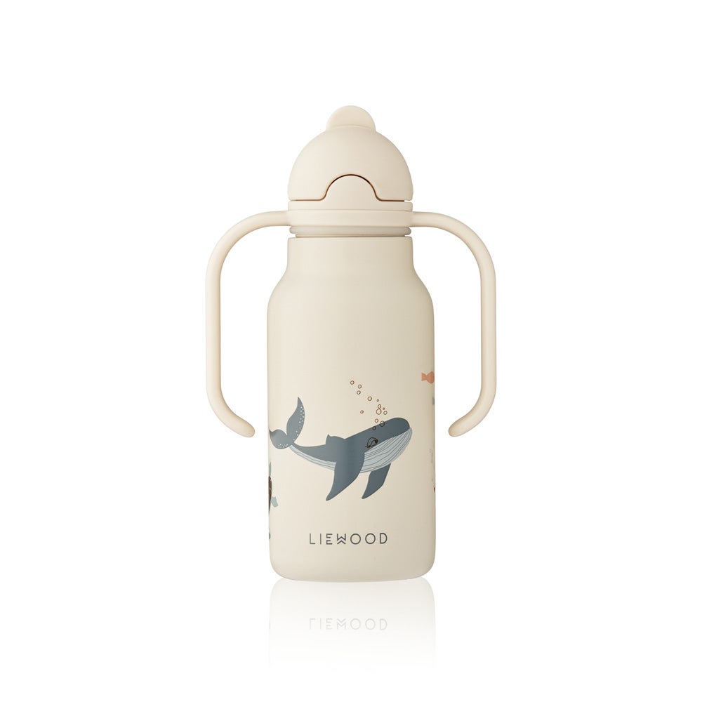 Liewood Kimmie vesipullo 250 ml Sea creature / Sandy