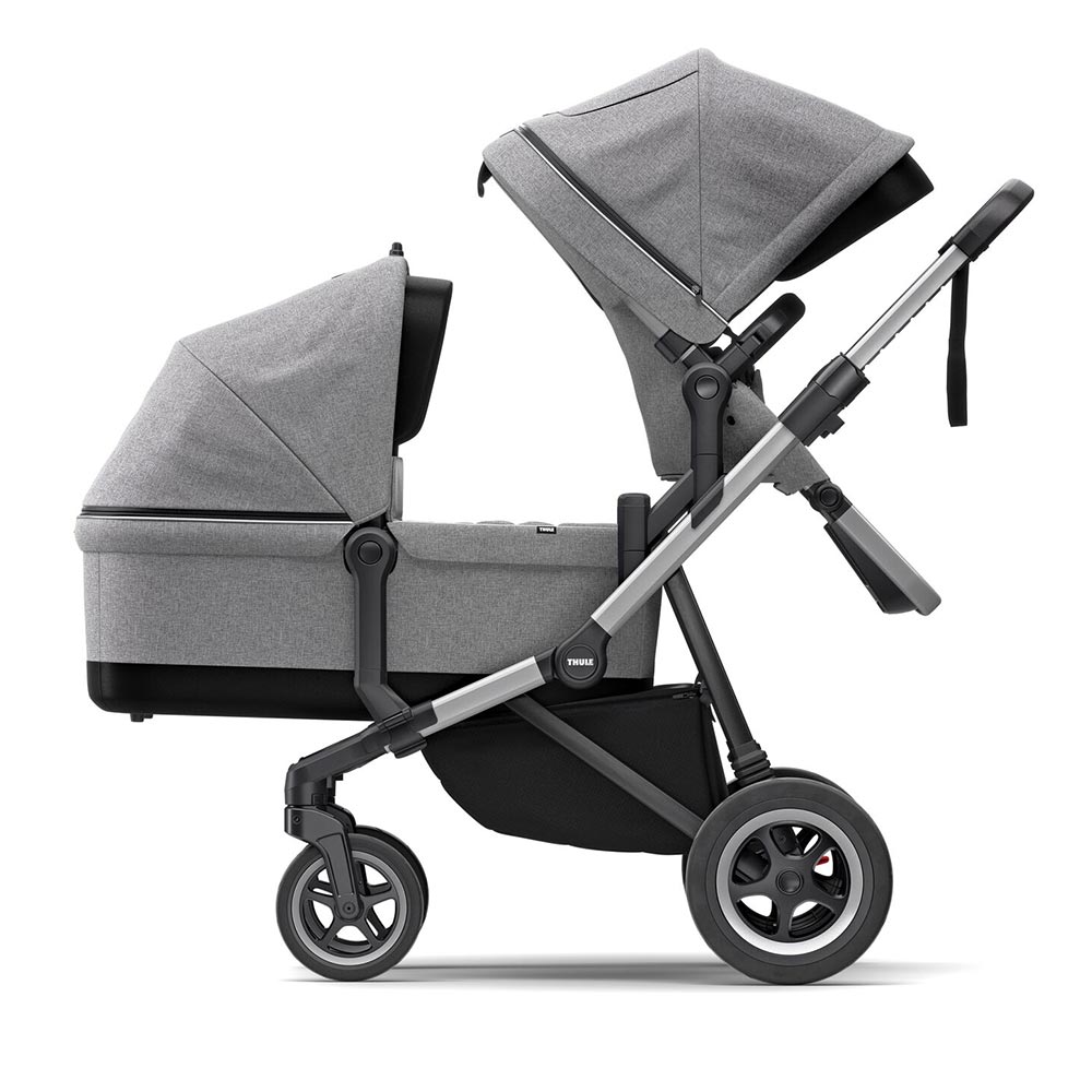 Thule Sleek lastenrattaat Grey Melange/Musta
