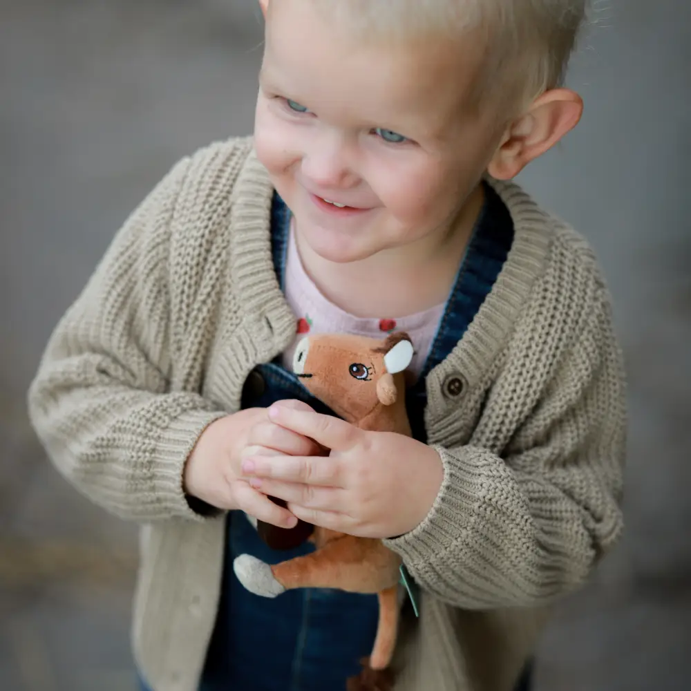 Rätt start Mamma Mu -hampaiden puhkeamislelu luonnonkumirenkaalla