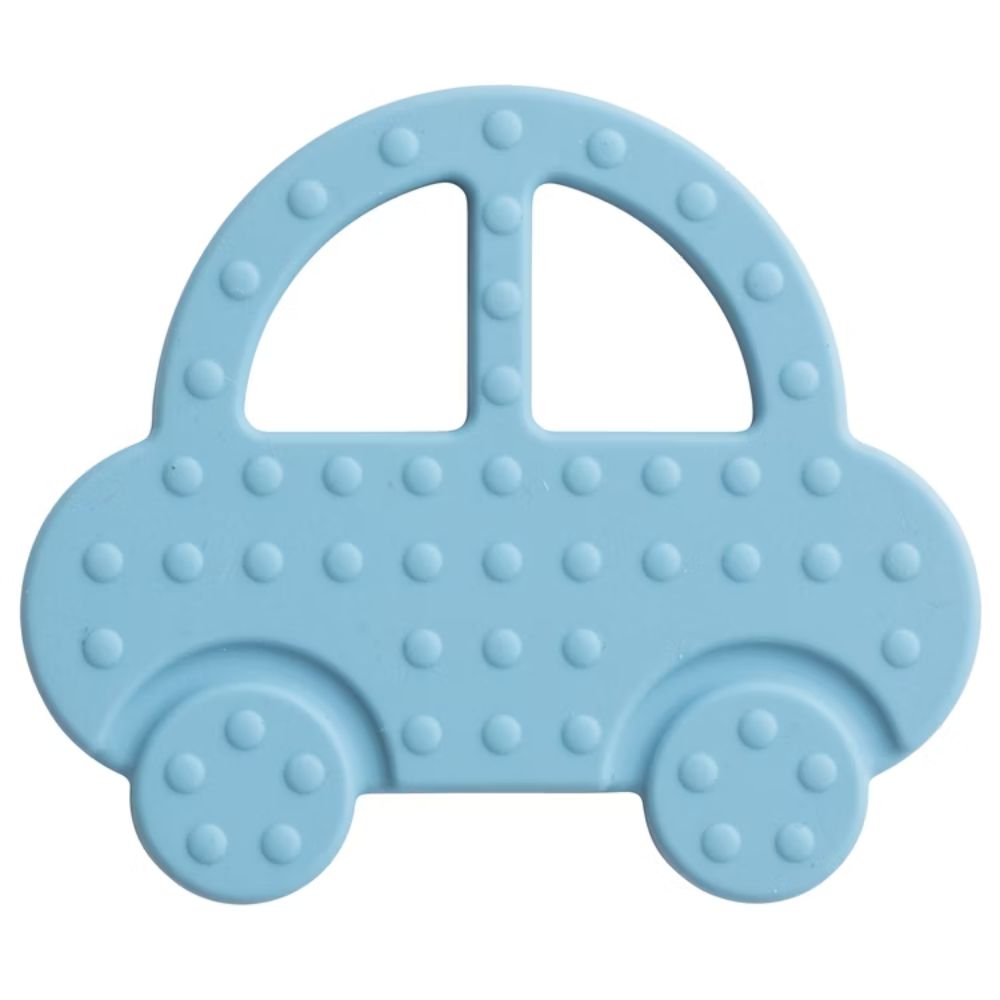 Rätt Start hammaslelu silikonista, auto, sininen, sininen