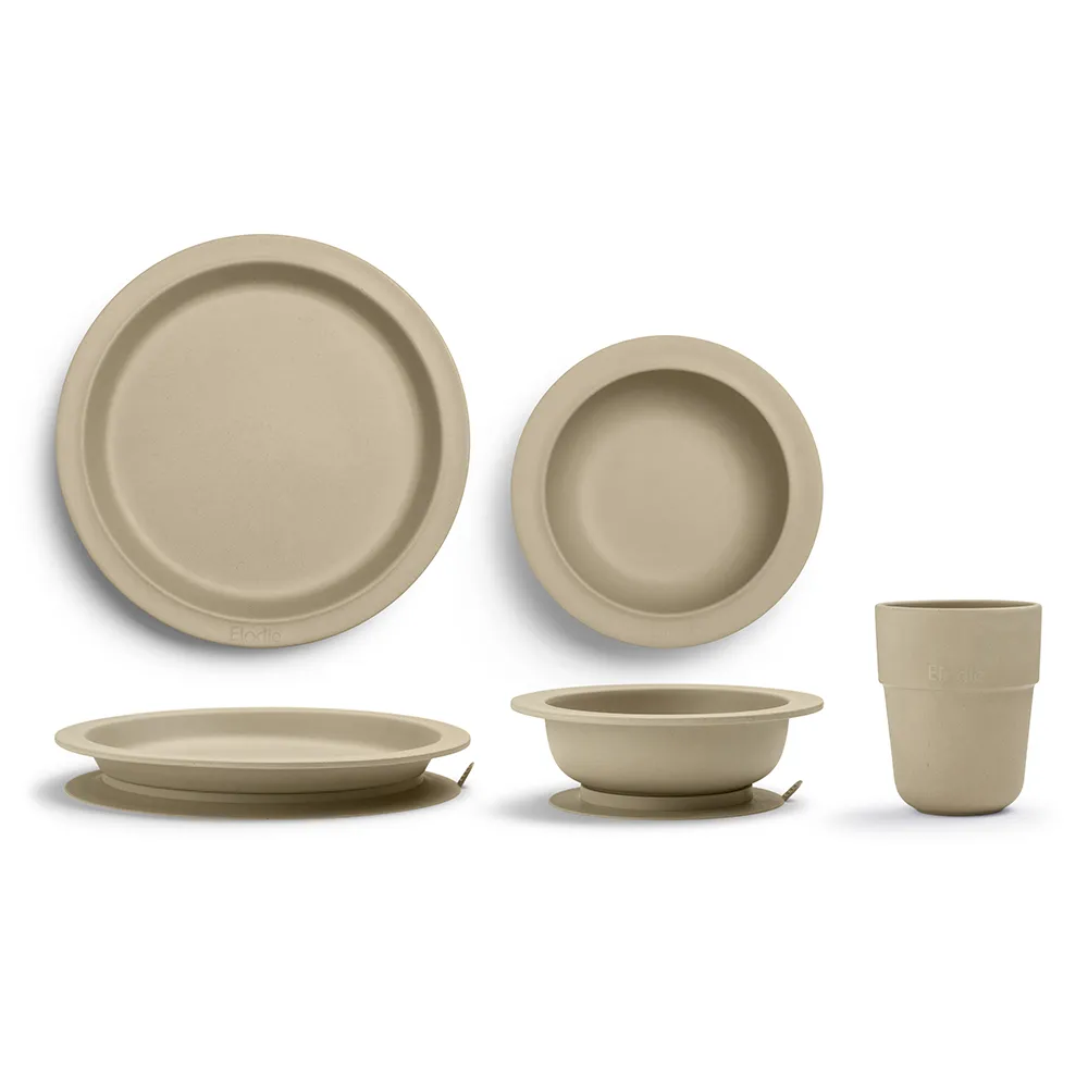 Elodie Details Lasten astiasto 3osainen Pure Khaki
