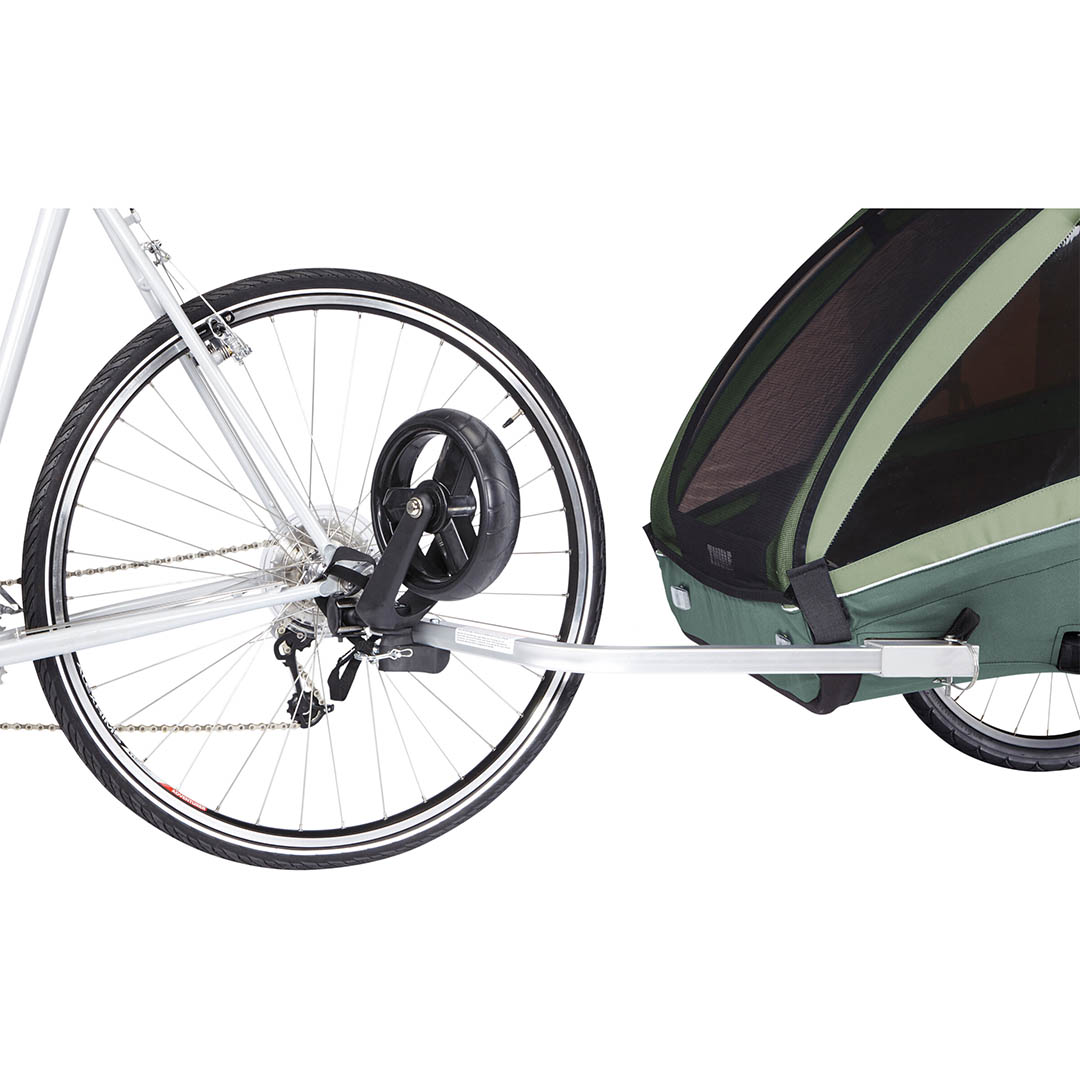 Thule Coaster 2 XT polkupyörän rattaat Mallard Green -vihreä