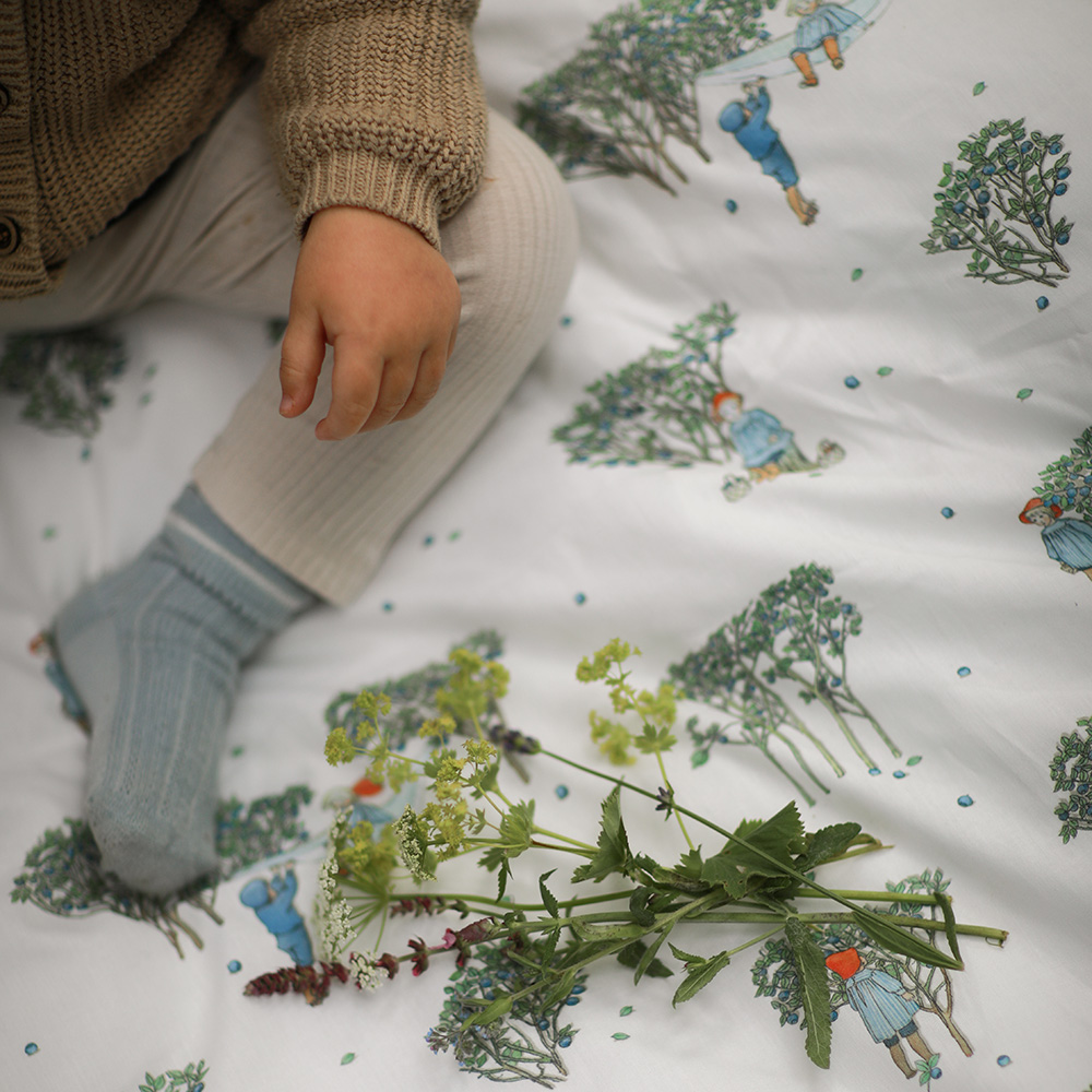 Rätt Start Putte i Blåbärsskogen Pussilakanaset pinnasänky