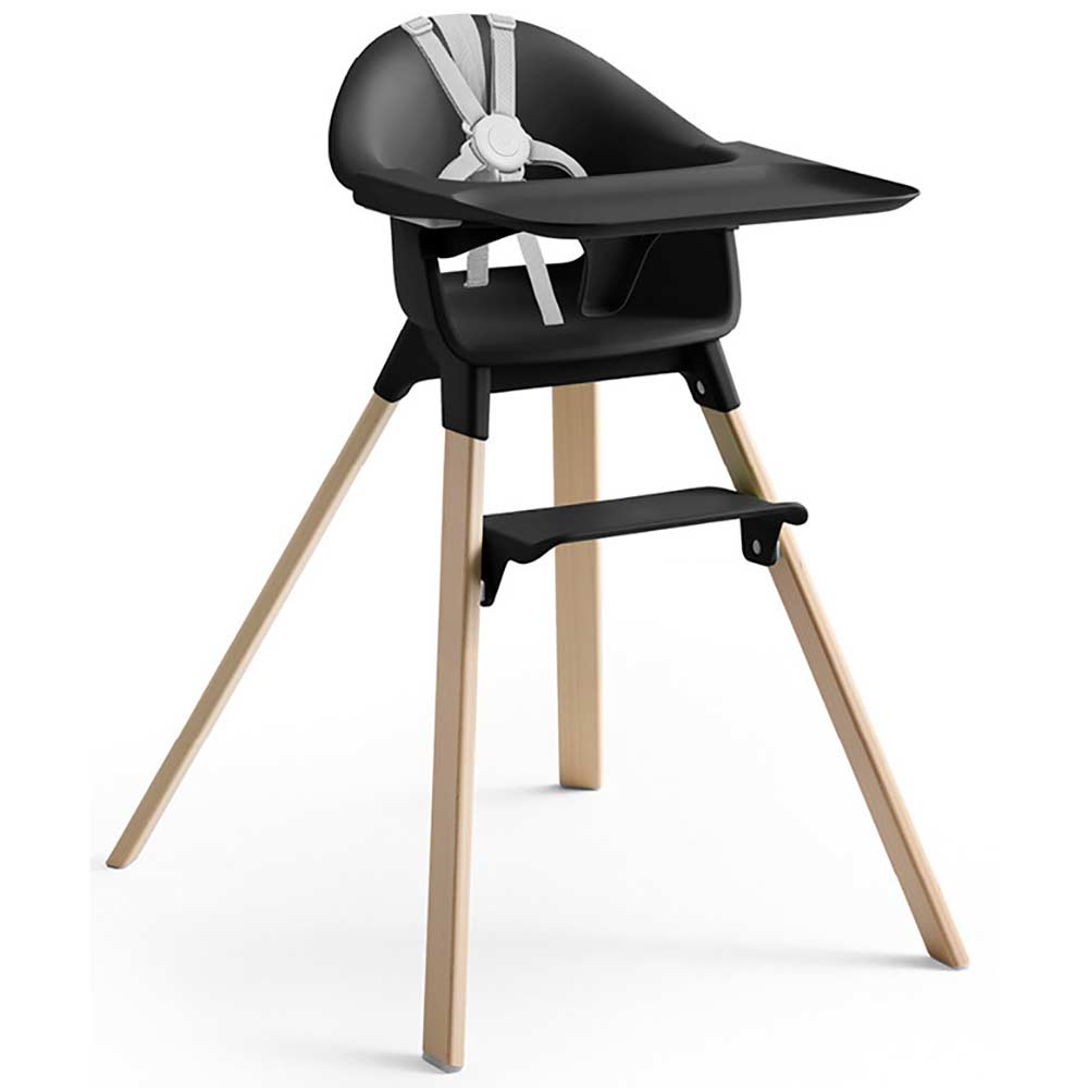 Stokke Clikk syöttötuoli Natural Musta