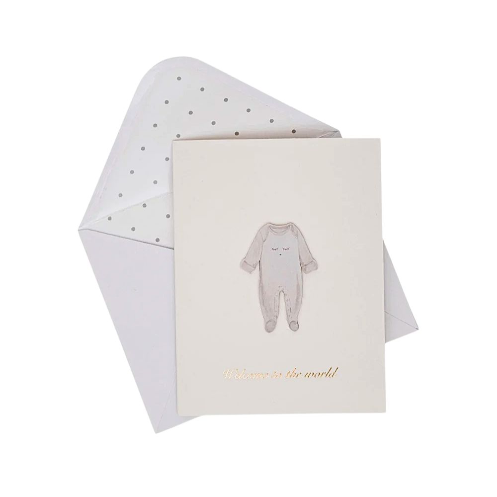 Livly Welcome To The World Onnittelukortti Valkoinen