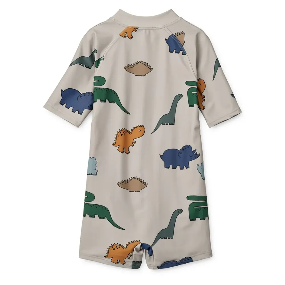 Liewood Max UV-puku koko 56 Dinosaurs/Mist
