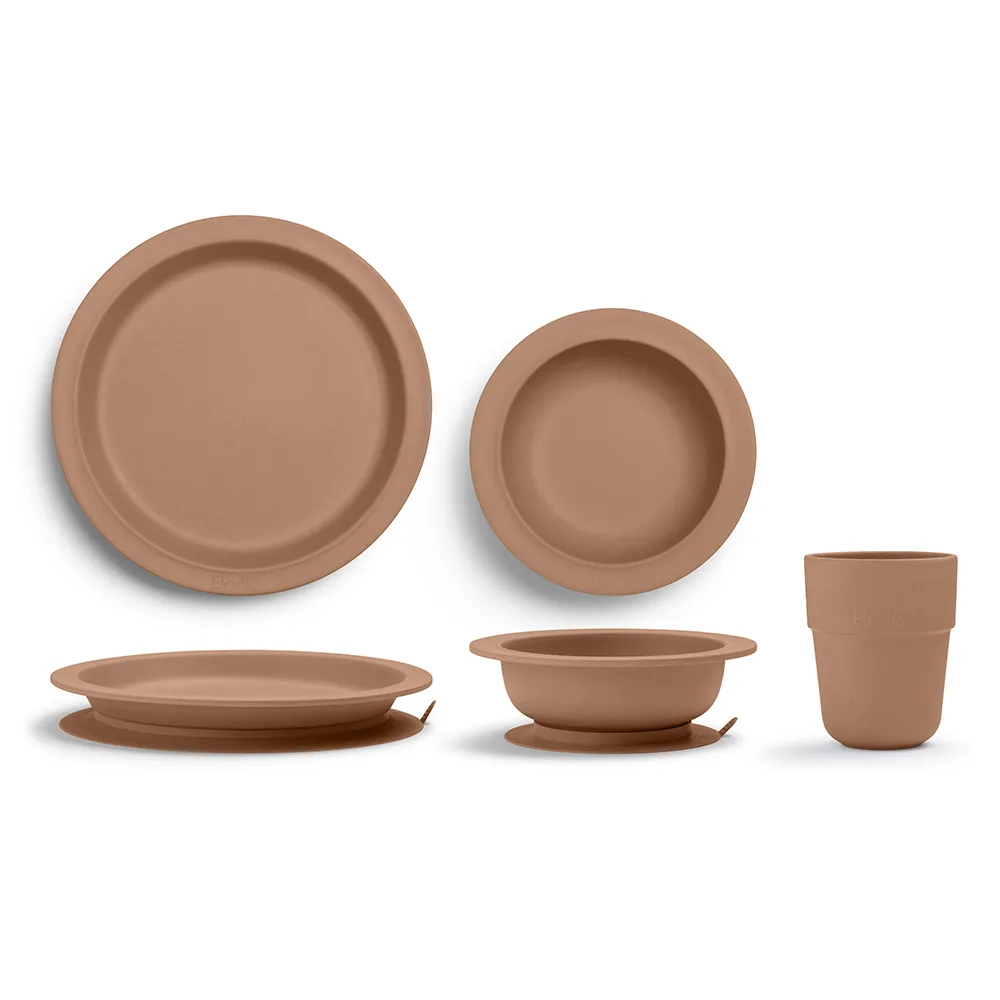 Elodie Lasten astiasto 3-osainen Soft Terracotta
