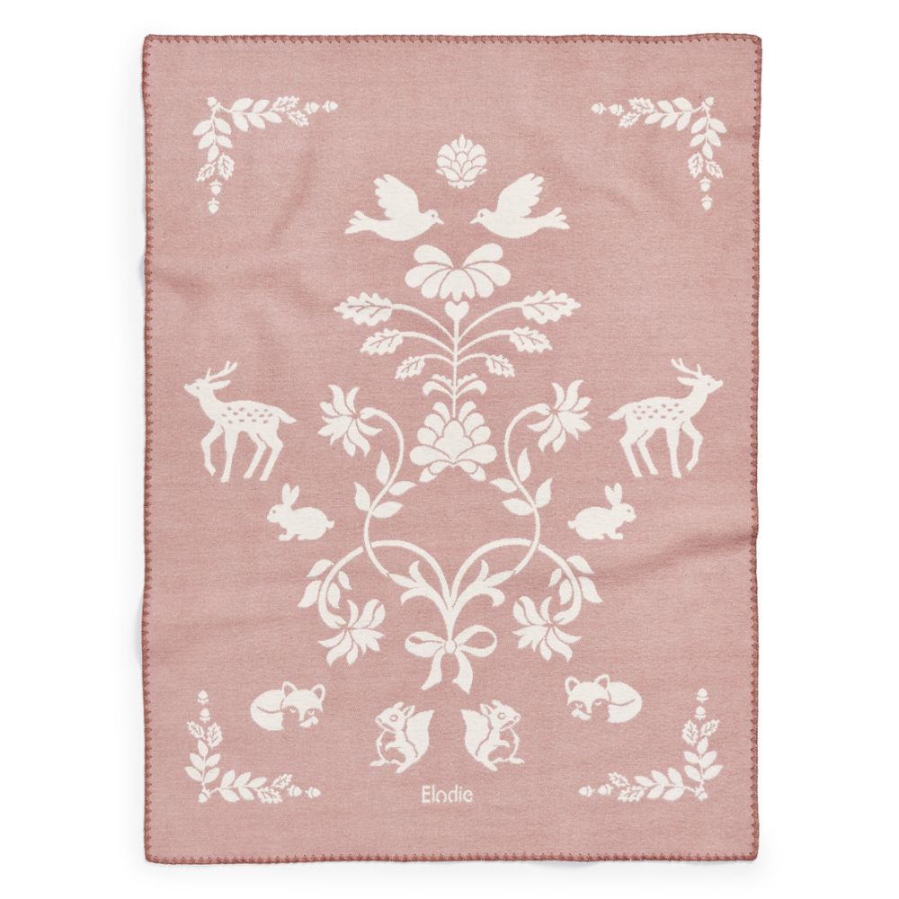 Elodie Details Jacquard-peitto Mullberry Pink