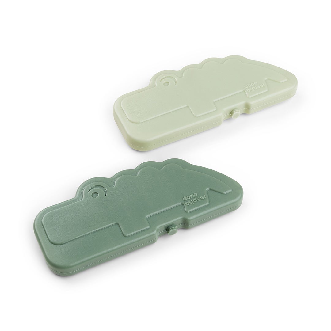 Done by Deer Cooling Jäähdytyspidike 2-pack Croco Vihreä