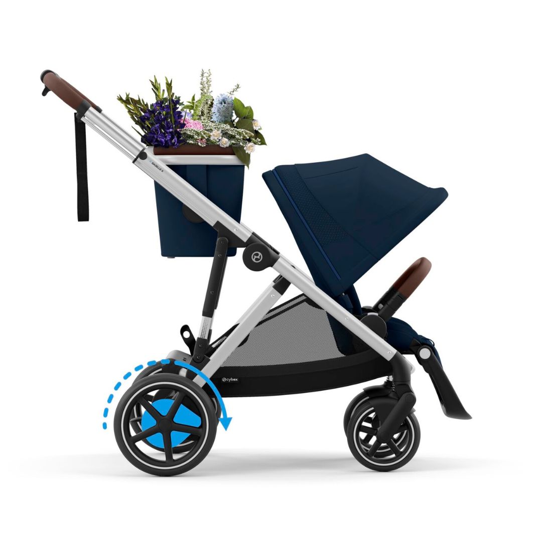 Cybex eGAZELLE S lastenrattaat Ocean Blue