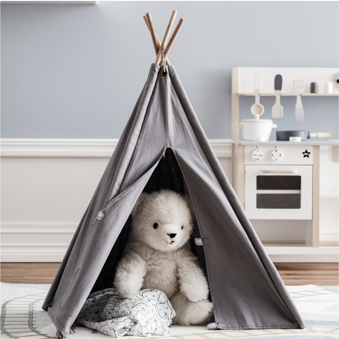Kids Concept Tipi-teltta mini harmaa