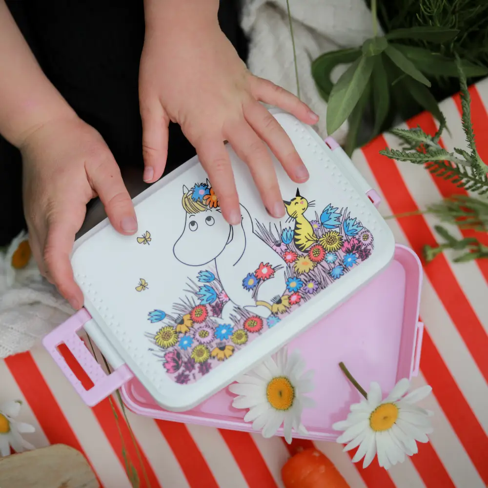 Rätt Start Muumi Äng lounaslaatikko vaaleanpunainen