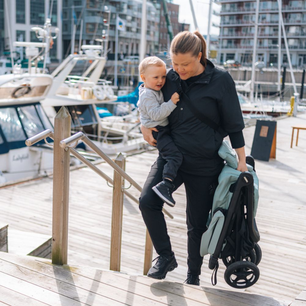 Thule Spring 2 -rattaat, Mid Blue on Black