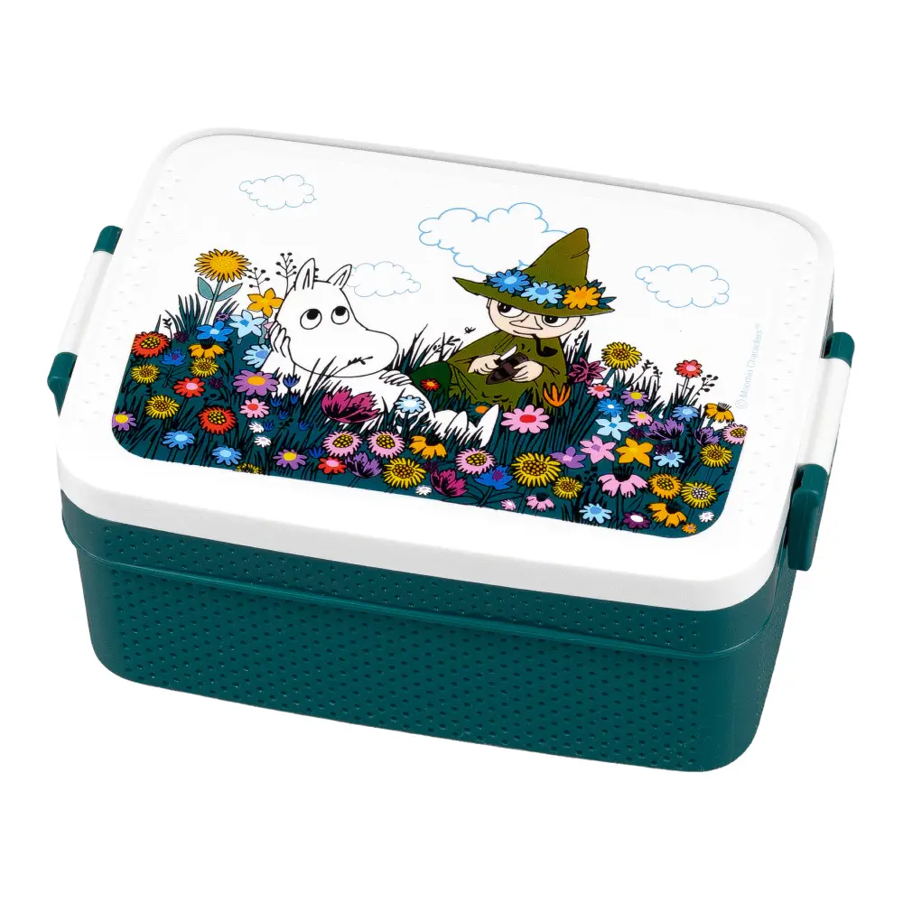 Rätt Start Mumin Äng lounaslaatikko vihreä