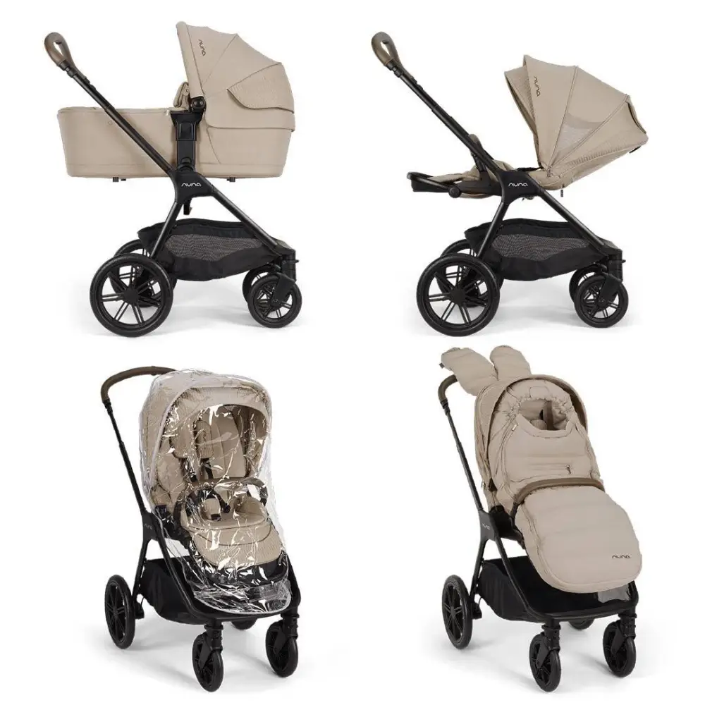 Nuna TRIV LX ALL-SEASON SET CAVIAR W/AD&RC&CC COSMOPOLITAN