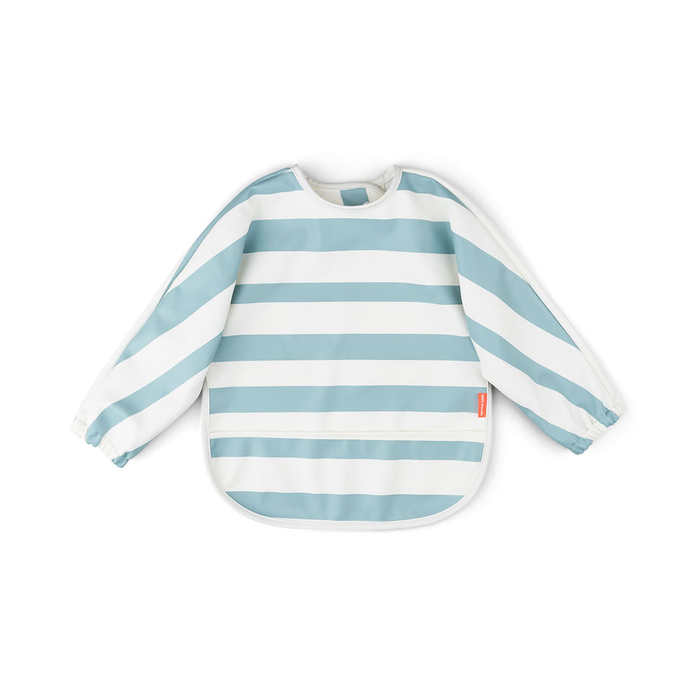Done by Deer ruokalappu hihoilla Stripes Blue