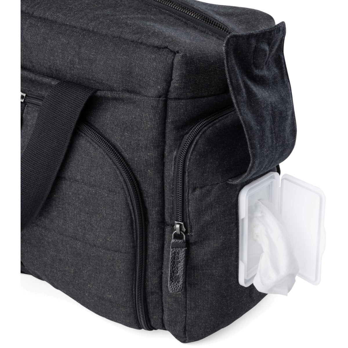 Sebra On-the-go-hoitolaukku dark grey melange