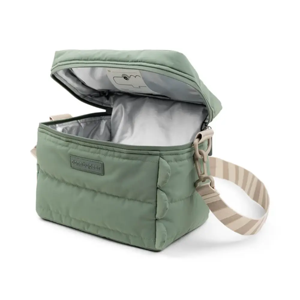 Done by Deer Quilted -liivi, eristetty, Croco Green