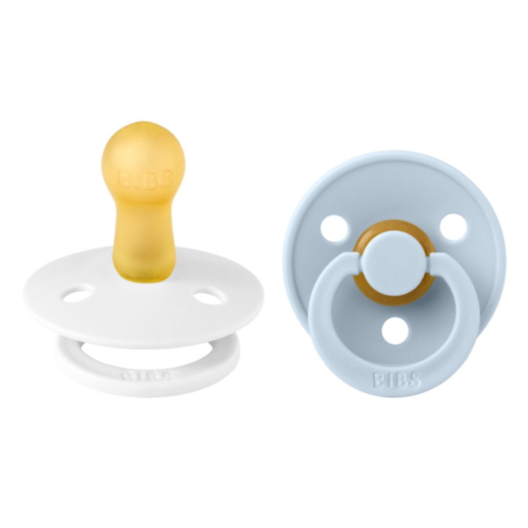Ruokalaput Napp 2-pack 6-18m Valkoinen/vauvan sininen