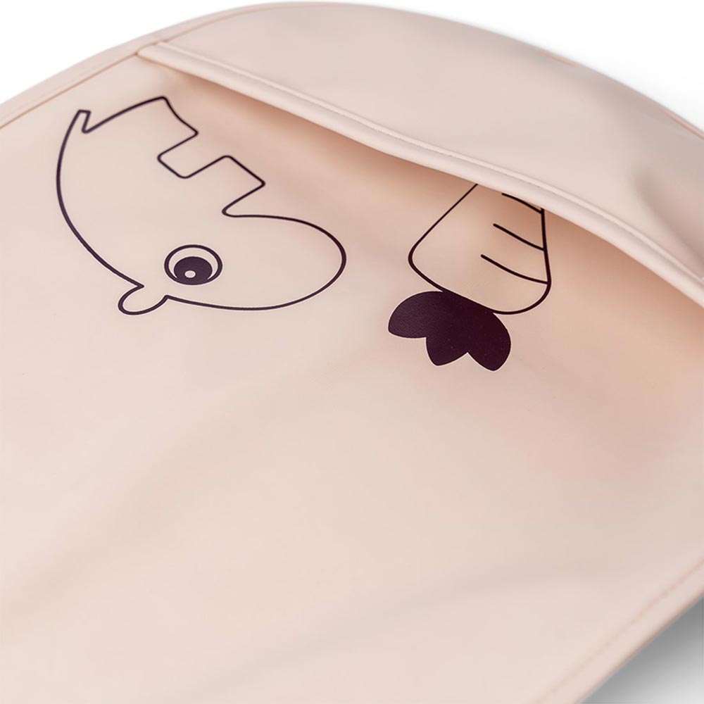 Done by Deer bib 2-pack Deer friends Powder -jauhe