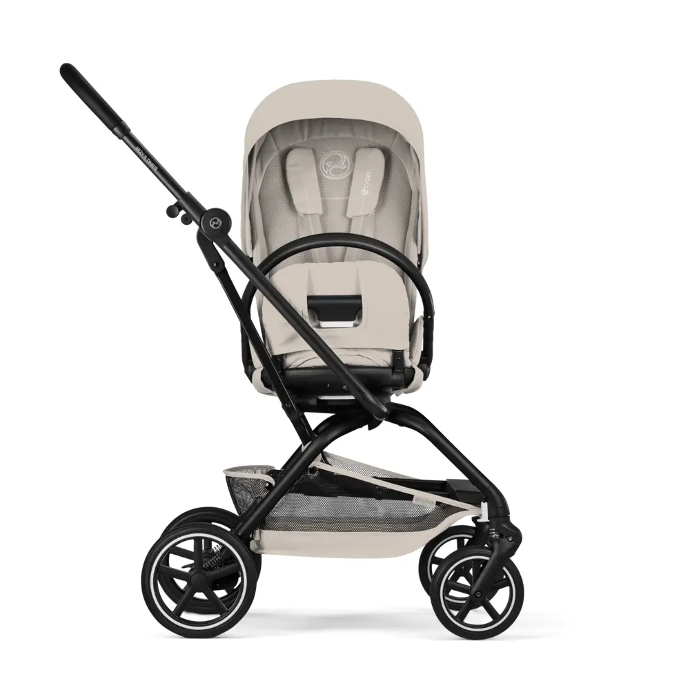 Cybex EEZY S TWIST -rattaat+ 2 mustaa, Dune Grey