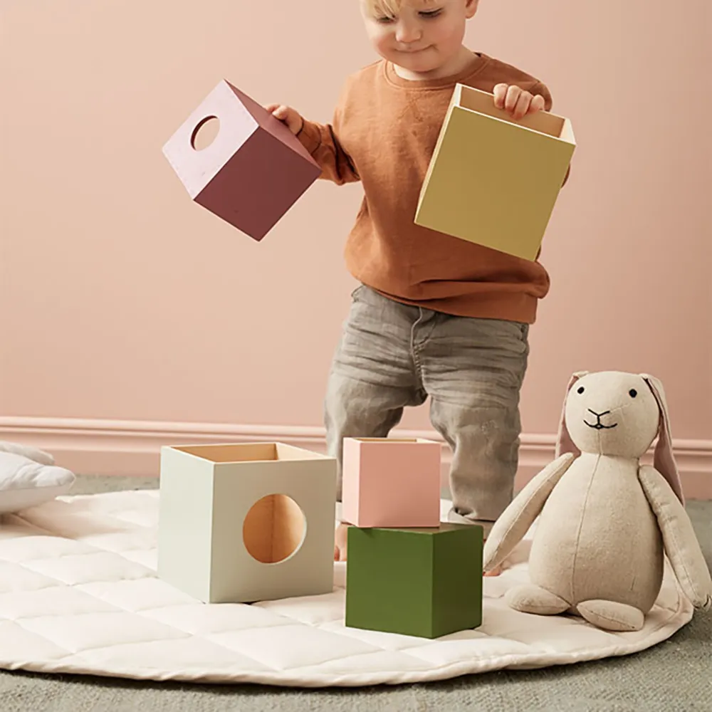  Kids Concept -kuutiot puuta 5 kpl EDVIN