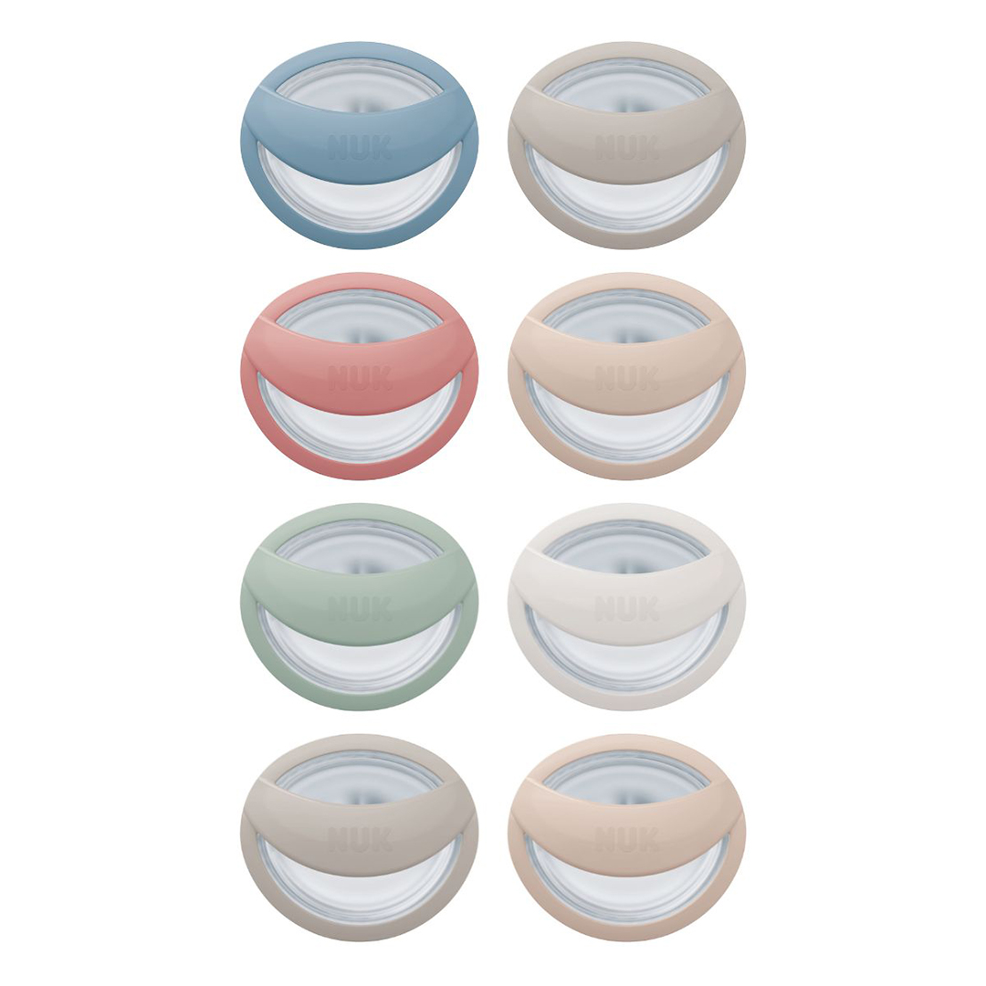 NUK tutti Mommyfeel silikoni sekavärinen 0-9 m