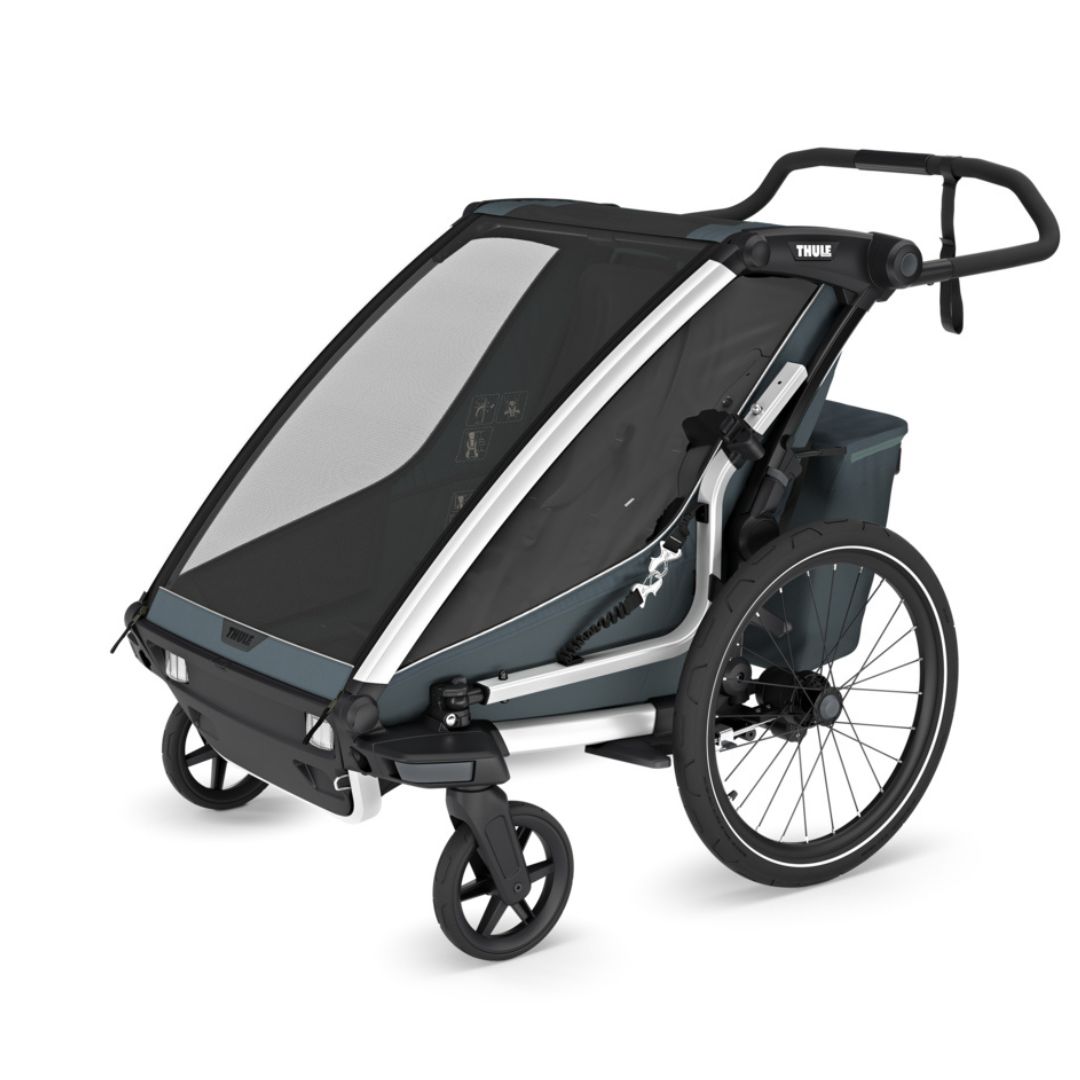 Thule Chariot Cross 2 Dark Slate kaksipyöräperävaunu, tumma liuskekivi
