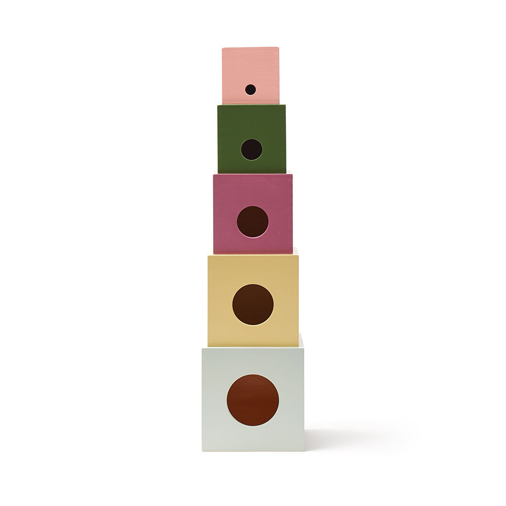  Kids Concept -kuutiot puuta 5 kpl EDVIN