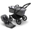 Bugaboo Donkey 5 Base Musta/Harmaa Melange