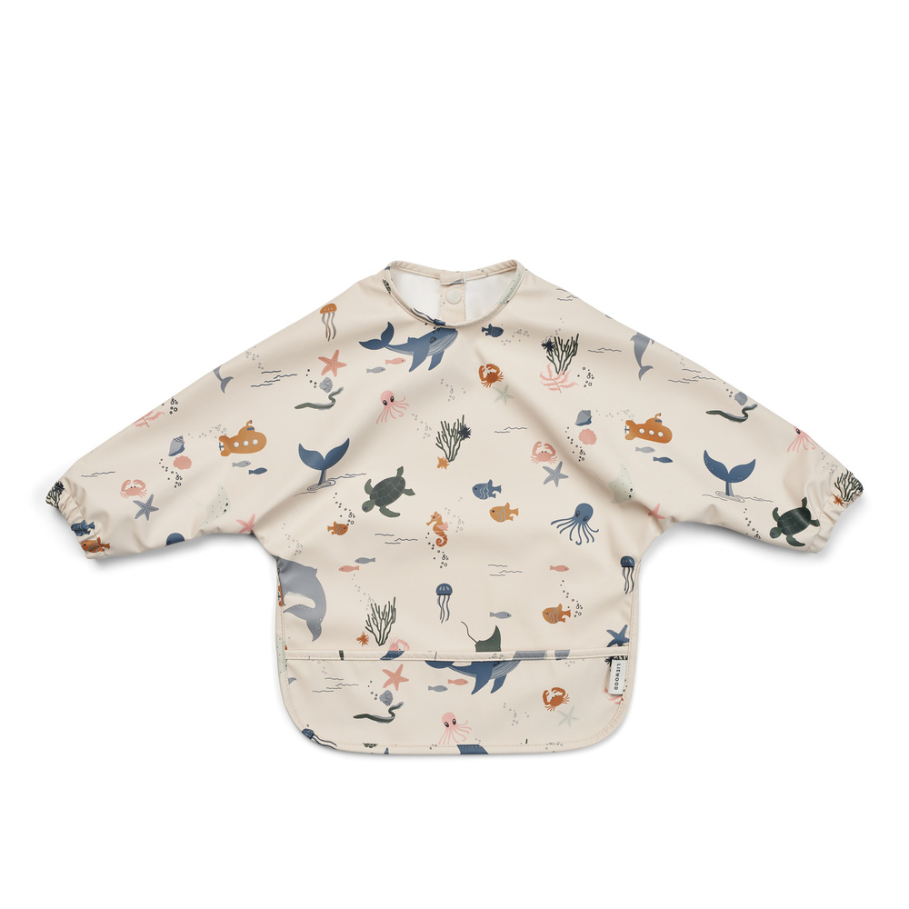 Liewood Merle painettu Cape Bib -meriolento / Sandy