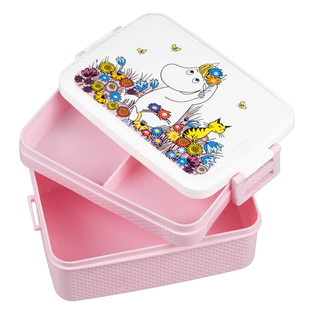 Rätt Start Muumi Äng lounaslaatikko vaaleanpunainen