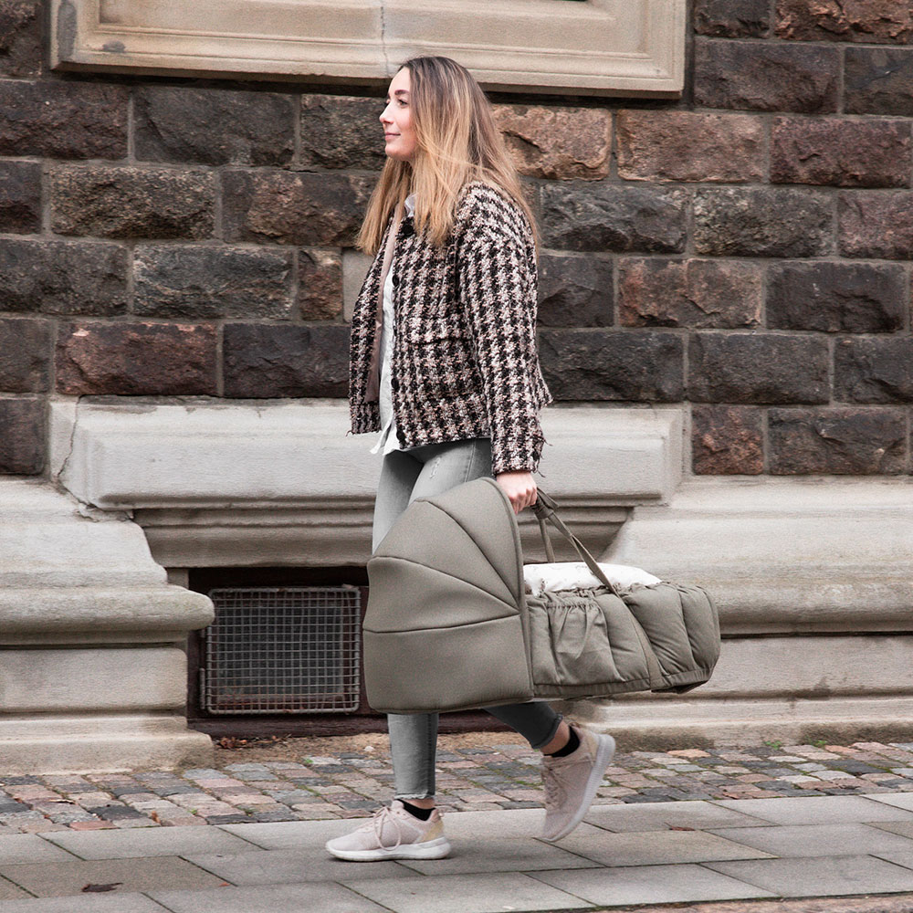 Sebra kuomu 3-in-1 Baby Nest -pesään dark olive