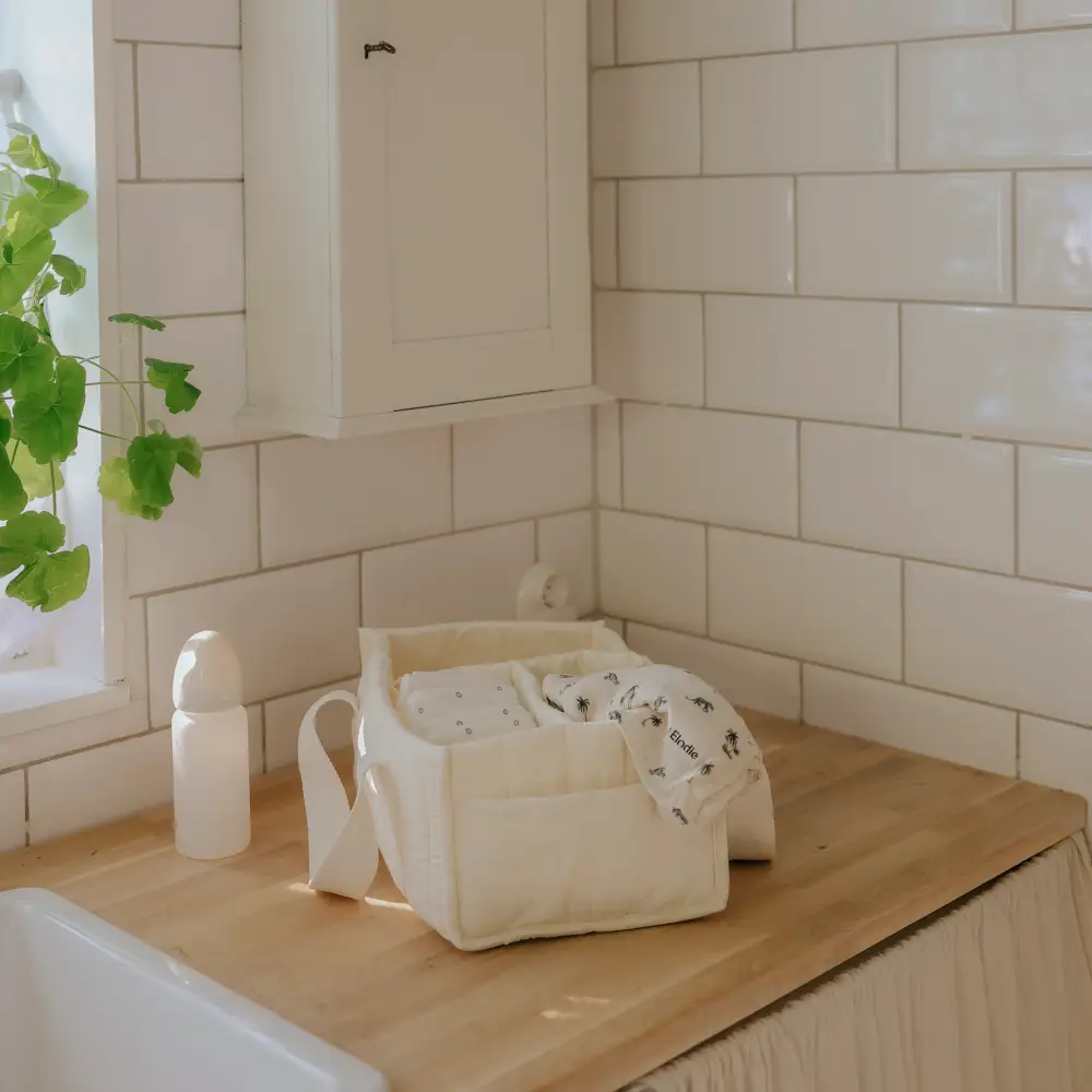 Elodie Details vaippojen säilytyssarja Creamy White