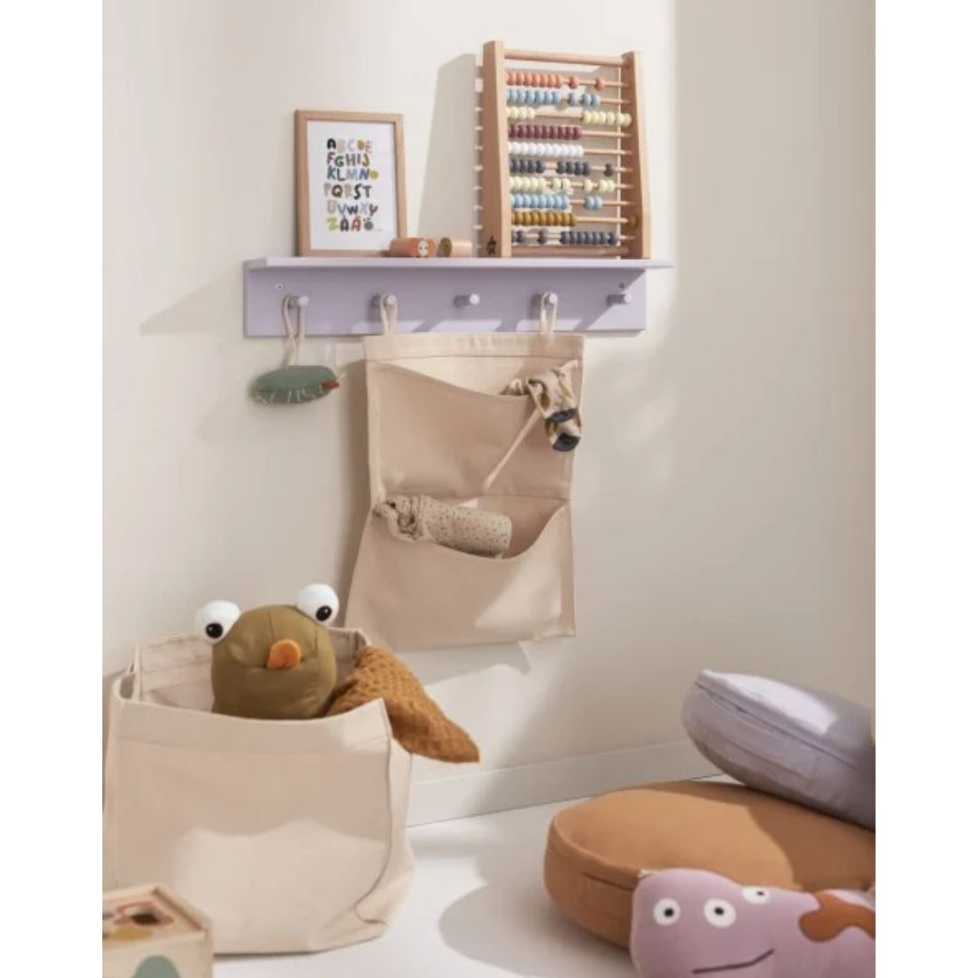 Kids Concept ripustettava säilytystekstiili luonnonvalkoinen