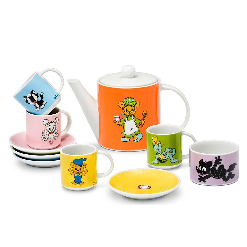 Teddy Bear Kahvi Set Posliini