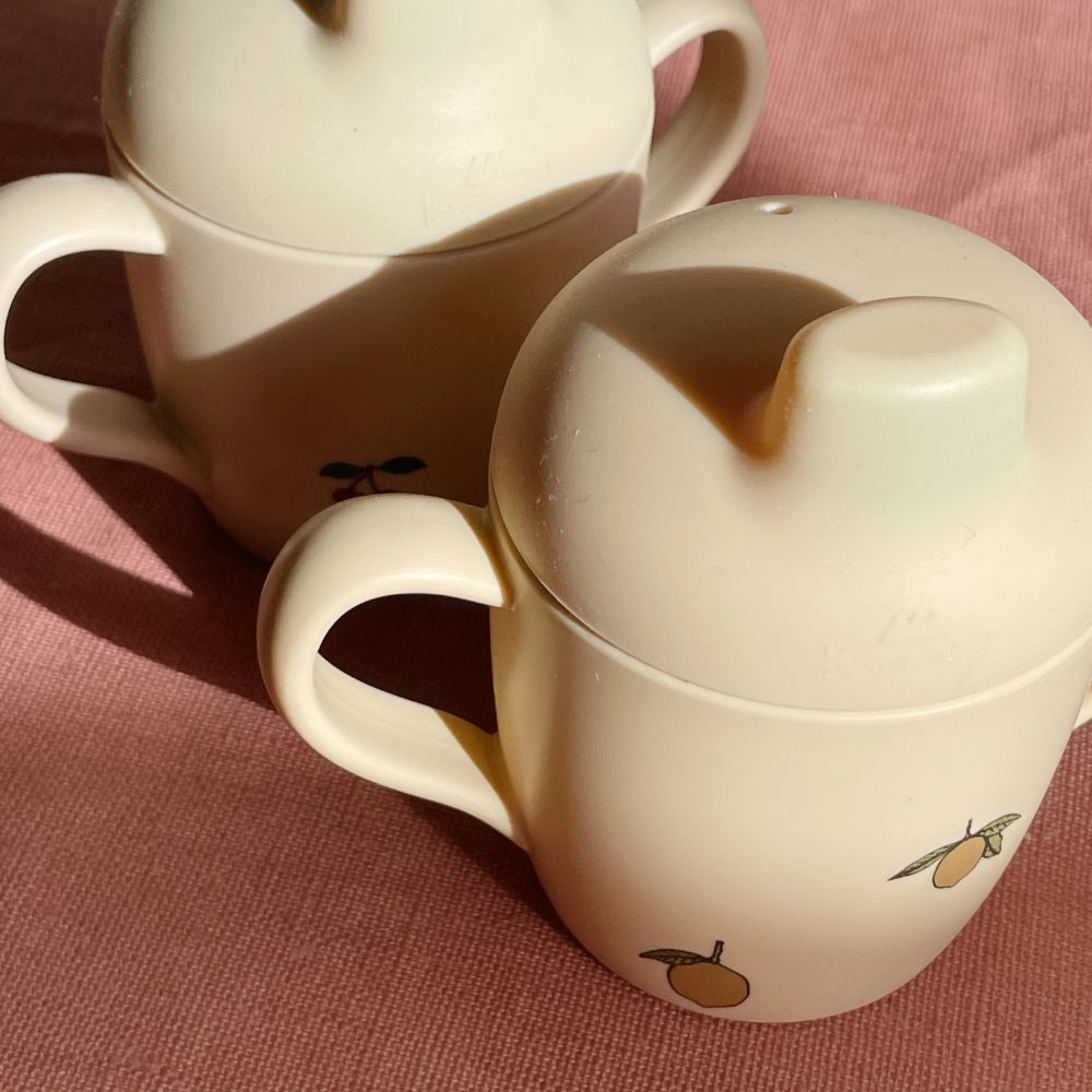Konges Sløjd 2 Pack Sippy Cup Lemon-One Size