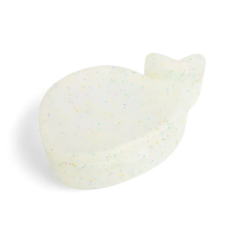 Filibabba Snackbox - Christian the Whale - Confetti