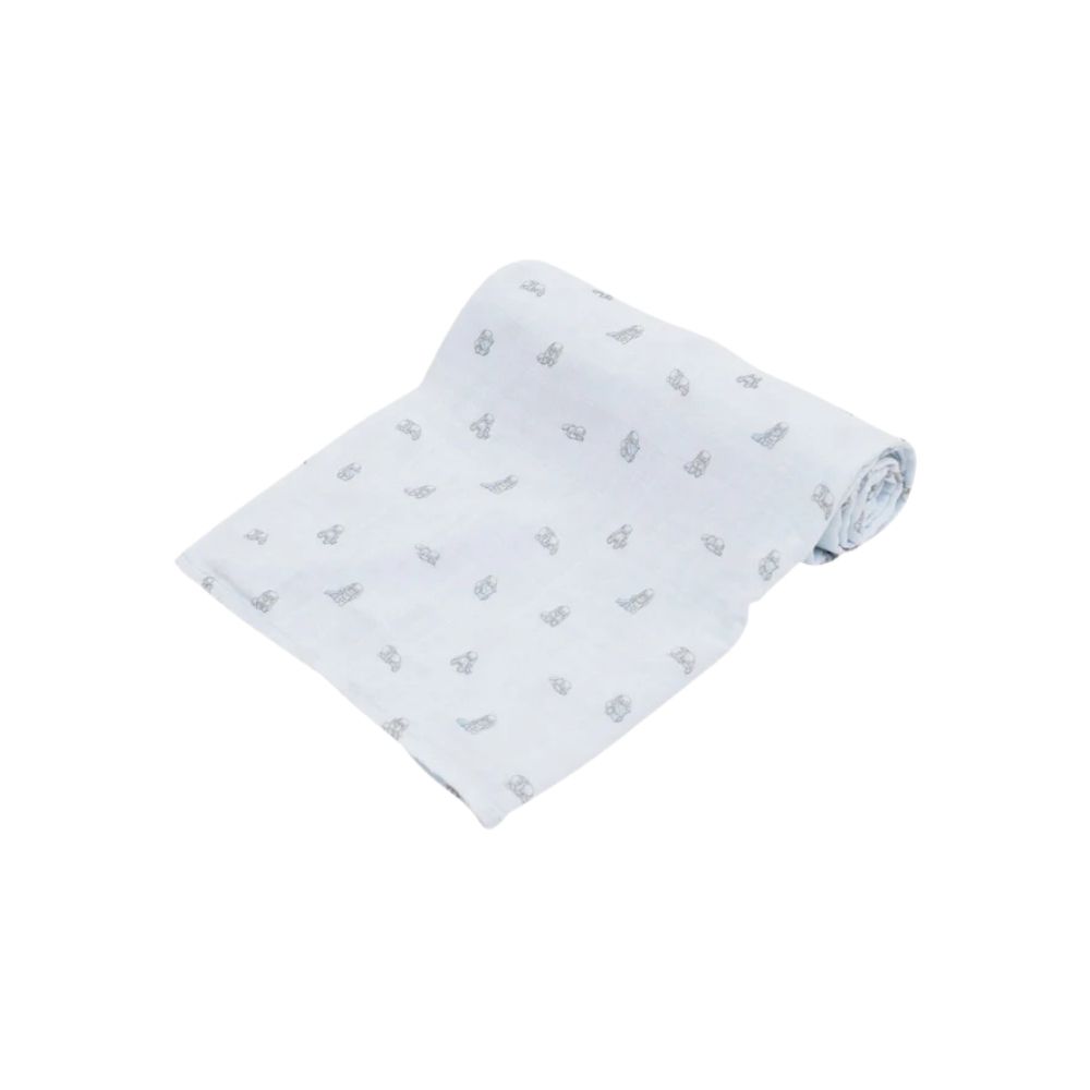 Livly Snuggle Bunny Marley Swaddle Blue