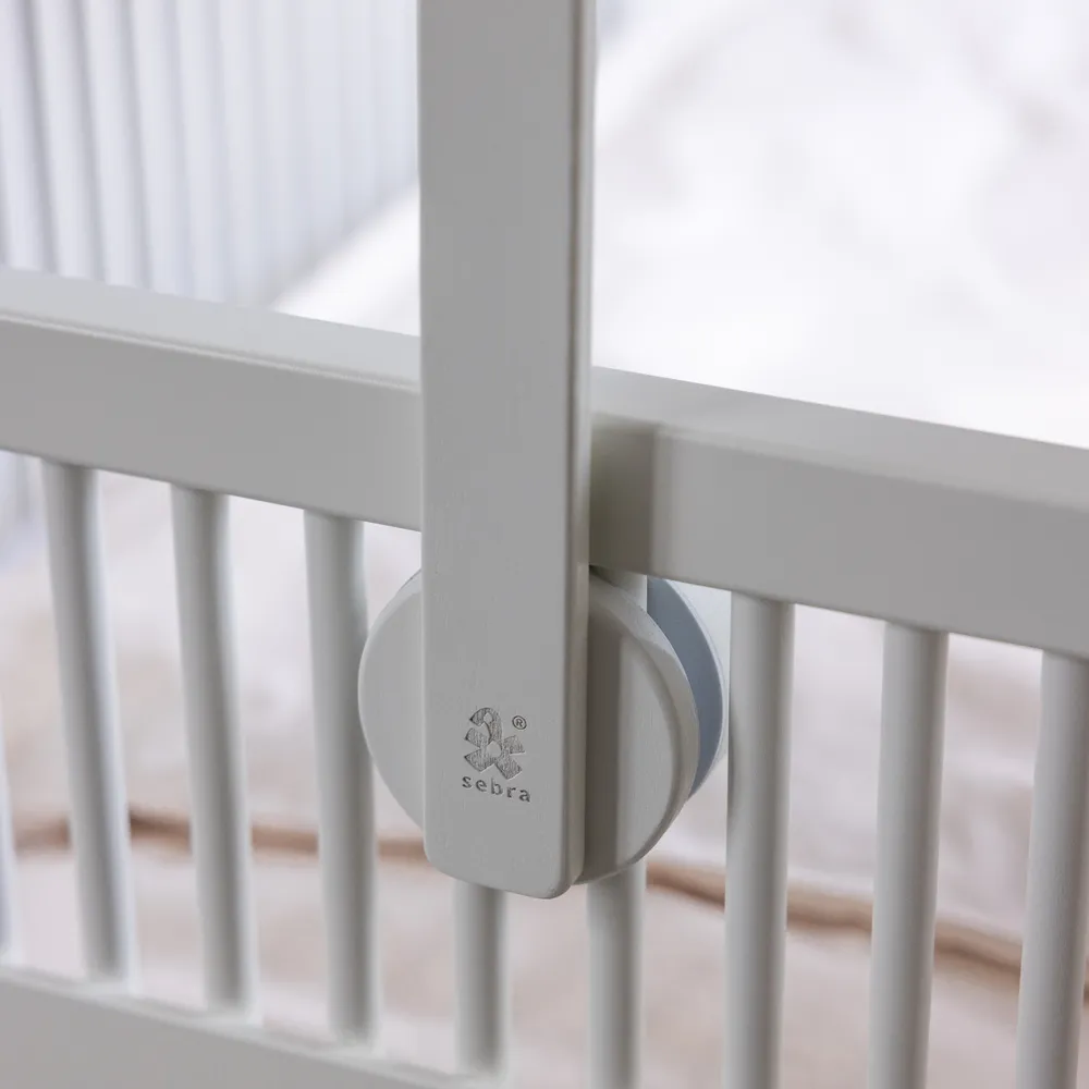 Sebra mobile- ja sänkykatosteline White