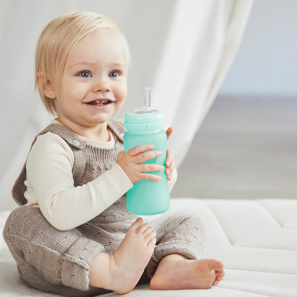 Everyday Baby -tuttipullo Healthy + 150 ml - Mintunvihreä
