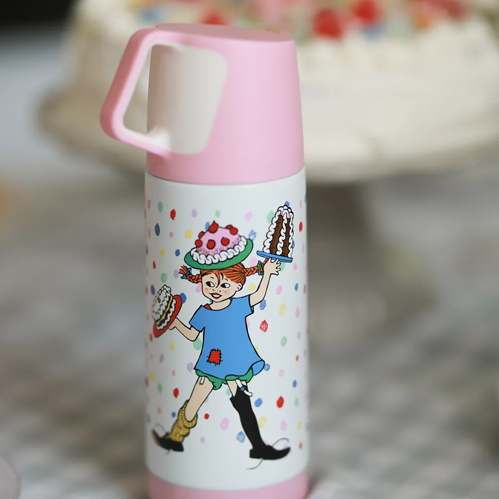 Oikea alku Pippi Syntymäpäivä Termos 350 ml