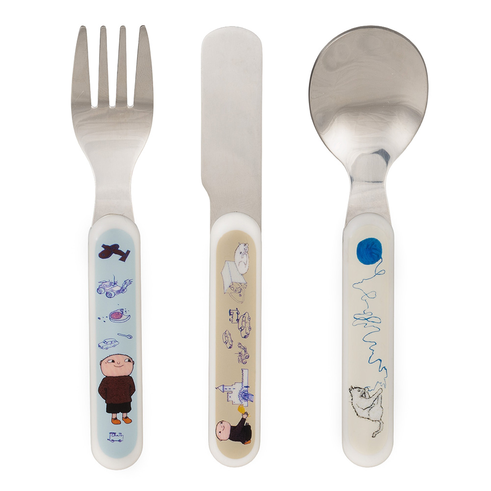 Rätt Start Alfons Åberg ruokailuvälineet