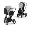 Cybex Platinum -aurinkovarjo rattaat Sun Sail Vaaleanharmaa 