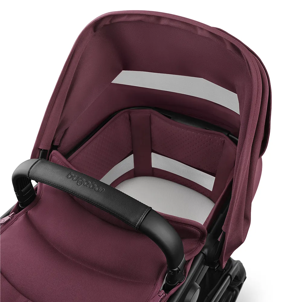 Bugaboo Fox 5  vaunut Renew  musta/tumma kirsikka