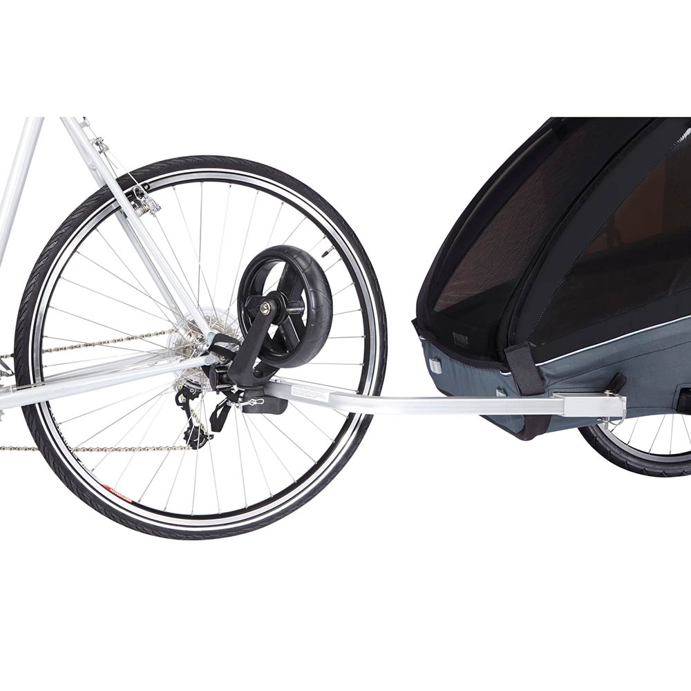 Thule Coaster XT -pyörävaunu + rattaat Musta