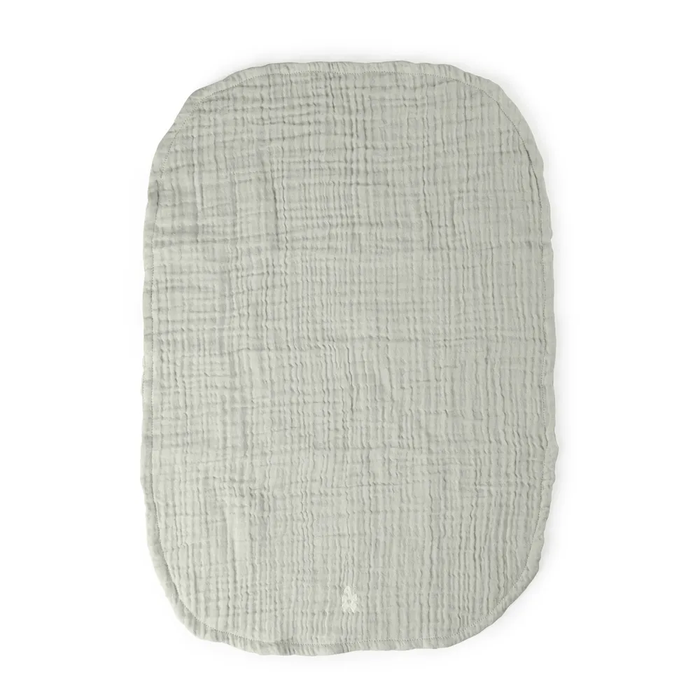 Sebra hoitoalusta 2 kpl musliinia green