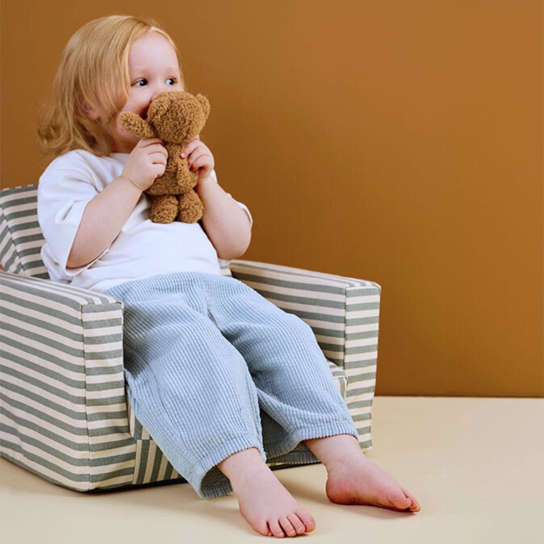 Kids Concept Taitettava Raidallinen Nojatuoli