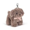 Konges Sløjd Animal Bag Charm Brown Puppy-One Size